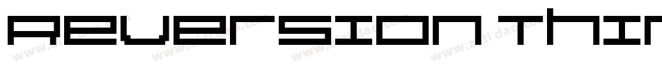 Reversion Thin字体转换